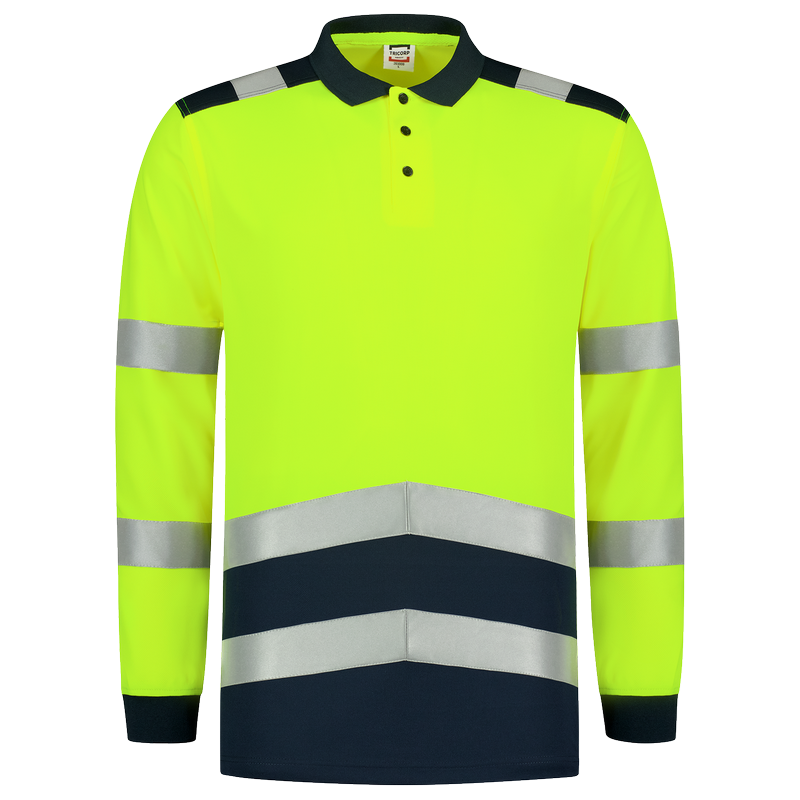 TRICORP Warnschutz Poloshirt Bicolor Longsleeve
